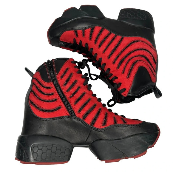 Jeffrey Campbell Women's Stark Hidden Wedge Platform Sneaker Sz: 8.0/8.5 - Picture 7 of 12